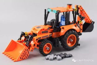 衛(wèi)樂積木 7057 科技拼裝系列,挖掘裝載機(jī)